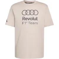 Adidas Camisa funcionais 'Audi Formula One Team DNA' cinzento escuro / offwhite