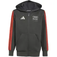 Adidas Casaco de treino em moletão 'Audi Formula One Team DNA' carmesim / preto / offwhite