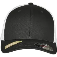 Flexfit Boné preto / branco