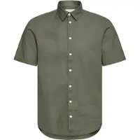 Casual Friday Camisa ' CFAksel ' cáqui / verde escuro