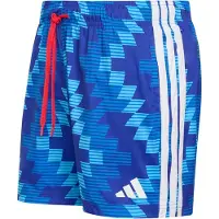 Adidas Calções de Natação com Grafismo Inspirado no Futebol — 12,7 cm