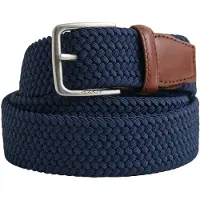 Gant para homem. 9940193 Cinto elástico trançado marinho (95/38), Casual, Clássico, Polister Reciclado