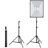 Puluz Conjunto De Estúdio Softbox Tripé Lâmpada Led Pu5071eu 50x70 Cm 4 Peças