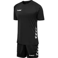 Hummel Fato de treino preto / branco