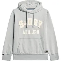 Superdry para homem. M2014115A Camisola cinzenta Vintage Athletic (L), Casual, Cinza, Algodão
