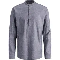 Jack & Jones Camisa De Manga Comprida Summer Half Placket Linen