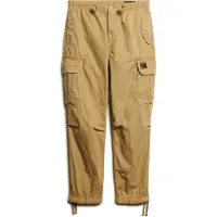 Superdry para homem. M7011133A Calças largas bege da Parachute (30/32), Casual, Algodão