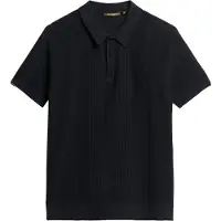 Superdry para homem. M1110390A Pólo de malha de manga curta azul-marinho (XL), Casual, Algodão