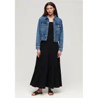 Superdry Vestido Longo Sem Mangas Smocked Cami