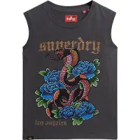 Superdry Camiseta Sem Mangas Tattoo Rhinestone