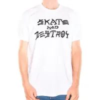 Thrasher Camiseta De Manga Curta Skate And Destroy