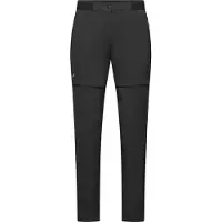 Salewa - Vestuário caminhada mulher - Pedroc 3 DST 2In1 Pant W Black Out para Mulher - Softshell - Tamanho S - Preto