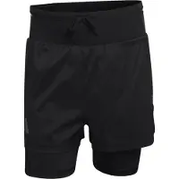 Adidas - Vestuário trail corrida - Xploric 2In1 Short M Black para Homem - Tamanho L - Preto