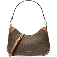 Michael Kors Mala de ombro 'Jet Set' castanho