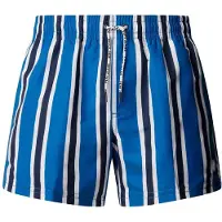 Pepe Jeans para homem. PMB100016 Fato de banho às riscas azuis (L), Azul, Beachwear, Polister Reciclado, Sustentável