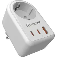 Muvit For Change Carregador De Parede Usb-a E Usb-c 20w