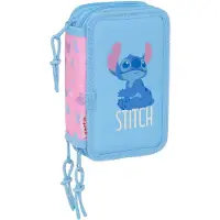 Disney Estojo Stitch Bright 12.5x19.5x5.5 Cm Triple