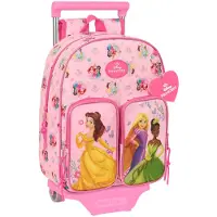 Safta Mochila Com Rodas Princesas Disney 10l 26x34x11 Cm
