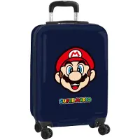Super Mario Mala Com Rodinhas Super Mario 40.1l 34.5x55x20 Cm