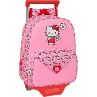 Hello Kitty Mochila Com Rodas Hello Kitty 10l 26x34x11 Cm