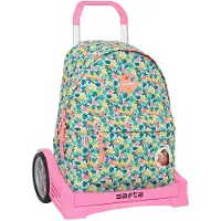Safta Mochila Com Rodas Vaiana 17.35l 31x43x13 Cm