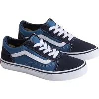 Vans Sapatilhas 'Old Skool' navy / azul ganga / branco