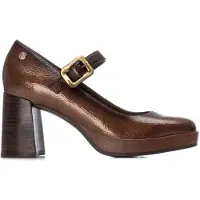 Carmela para mulher. 16253501-TAUPE Sapatos 162535 castanhos (40), Marrom, 5 a 8cm, Fivela, Casual, Clássico, Charão