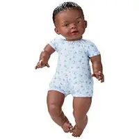 Berjuan Boneca De Bebê Recém-nascido De Hospital Africano 45 Cm