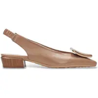 Hispanitas para mulher. HV264761 Sapatos Azucena castanhos (36), Couro, Marrom, 1 a 3cm, Nenhum, Casual, Clássico