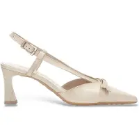 Hispanitas para mulher. HV264678 Sapatos bege Giorgia (40), Couro, 5 a 8cm, Fivela, Casual, Sapatos de Festa