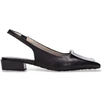 Hispanitas para mulher. HV264849 Sapatos pretos Lila (37), Couro, Plano, 1 a 3cm, Nenhum, Casual
