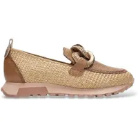 Hispanitas para mulher. RHV264834 Sapatos Oregon castanhos (38), Couro, Marrom, Plano, Nenhum, Casual