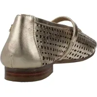 Carmela para mulher. 16304803-ORO Sapatos de couro 163048 dourados (38), Plano, Fivela, Casual, Clássico