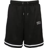 FUBU Calças preto / branco