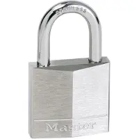 Master Lock Cadeado Cromado Com Haste Aço Inoxidável Latão