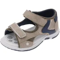 Chicco Sapatos abertos 'Facci' bege escuro / azul escuro