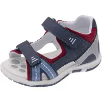 Chicco Sapatos abertos 'Felce' azul pombo / azul escuro / cinzento / vermelho