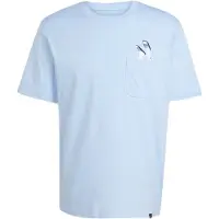 Adidas Camisa funcionais 'Lounge Slides' navy / azul pastel / branco