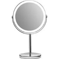 Gillian Jones Espelho De Maquiagem Rechargeable Led Table-chrome-21.5 X 35 X 13.5 Cm