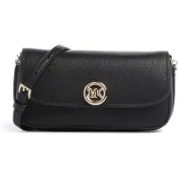 Michael Kors para mulher. 32S6GY5C5L Bolsa tiracolo Nolita preta (OSFA), Preto, Casual, Pele