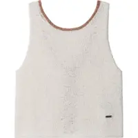 Pepe Jeans para menina. PG7000025 Top Frankie branco (10Años= 140cm), Casual, Algodão, Sem mangas / correias, moda infantil