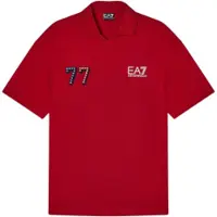 EA7 para homem. 7M001416_AF13537 Polo Graphic vermelho (M), Casual, Esportivo, Multisport, Poliéster, Manga curta