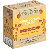 Beauterra Shampoing Solide Cheveux Secs & Abimés 75 Gr