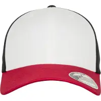 Flexfit Boné vermelho / preto / branco