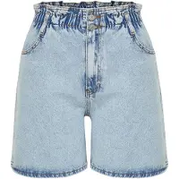 Trendyol Calças de ganga azul claro