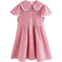 Next Vestido vermelho cereja / branco