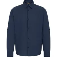 INDICODE JEANS Camisa 'Monko' azul escuro