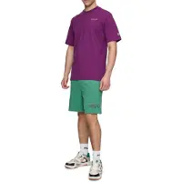 FILA Calças verde / roxo