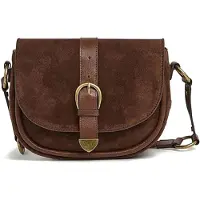 Pepe Jeans para mulher. PL0300023 Saco Crisha castanho Soho (OSFA), Marrom, Casual, Pele