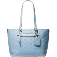 Michael Kors para mulher. 30S6GTVT6B Saco de viagem Jet Set azul médio (OSFA), Casual, Pele